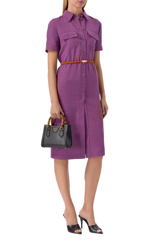 Сумка Diana mini Gucci 702732/U3ZDT Чёрный  702732/U3ZDT Фото 3