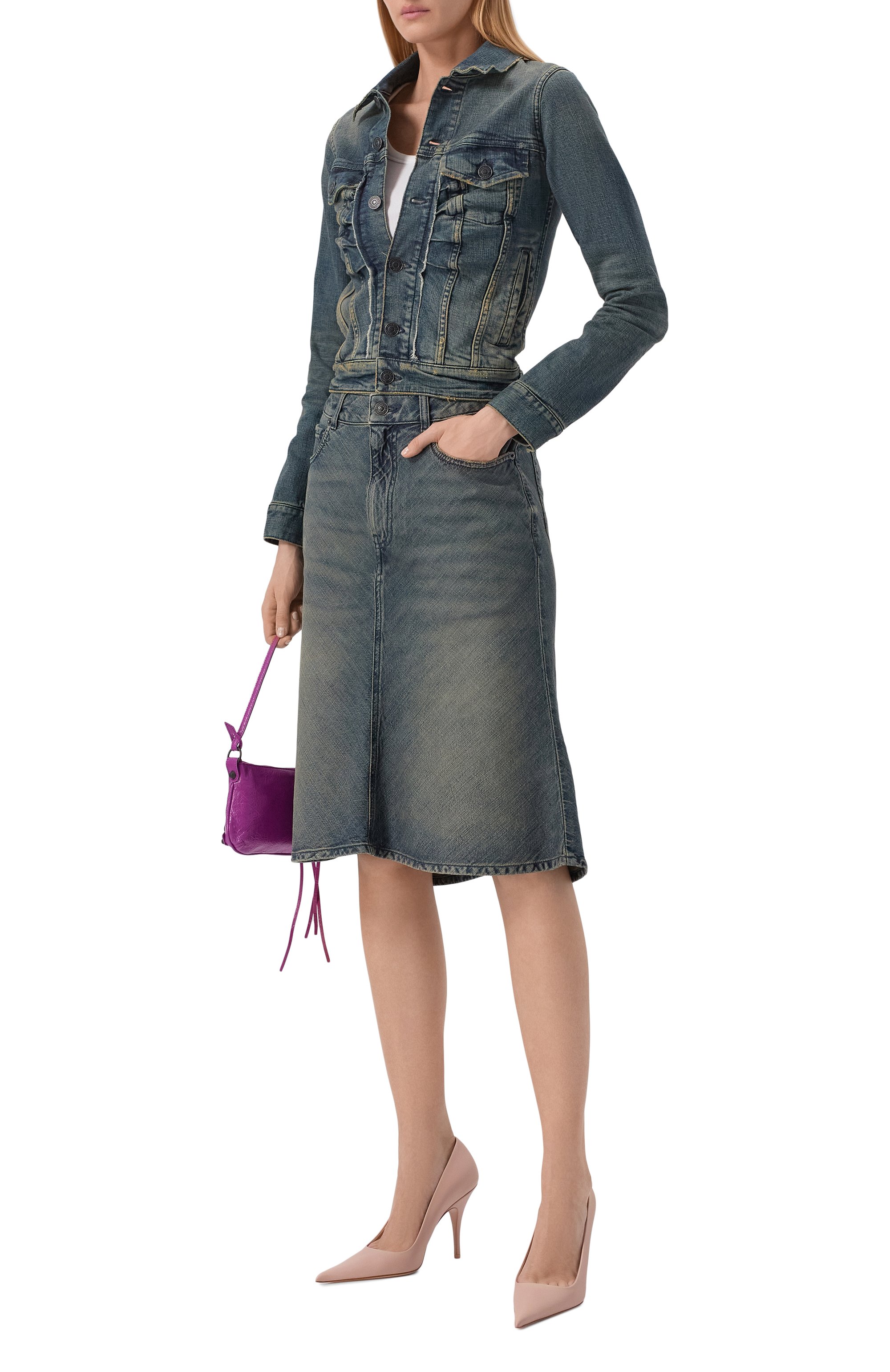 Кожаные туфли sharp 80 VETEMENTS, арт. WH76HE500PE/2471, фо то 3