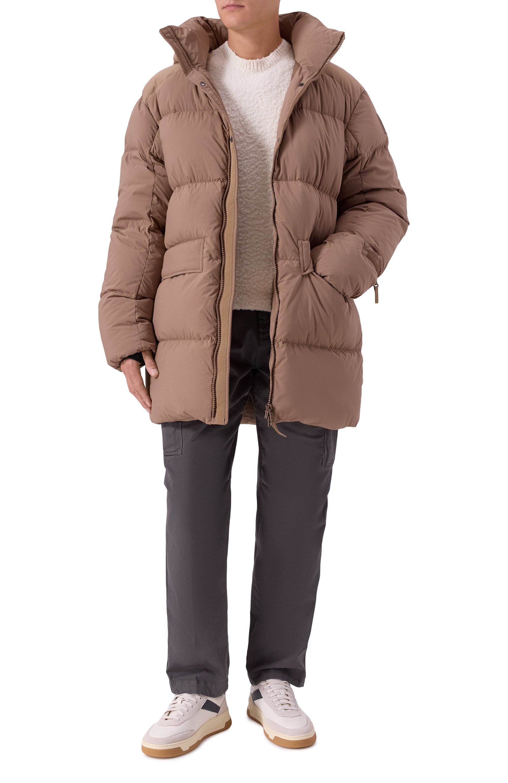 Пуховик BOGNER FIRE+ICE темно-бежевого цвета по цене 93200 руб., арт. 34019439, фото 2 Пуховик BOGNER FIRE+ICE, арт. 34019439, фото 2