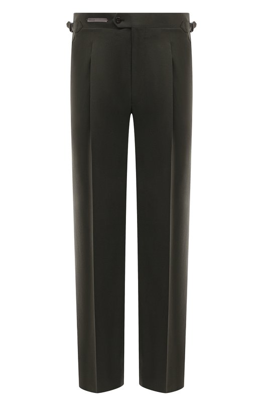 Шерстяные брюки Corneliani 944L26-9418111 Зелёный 944L26-9418111