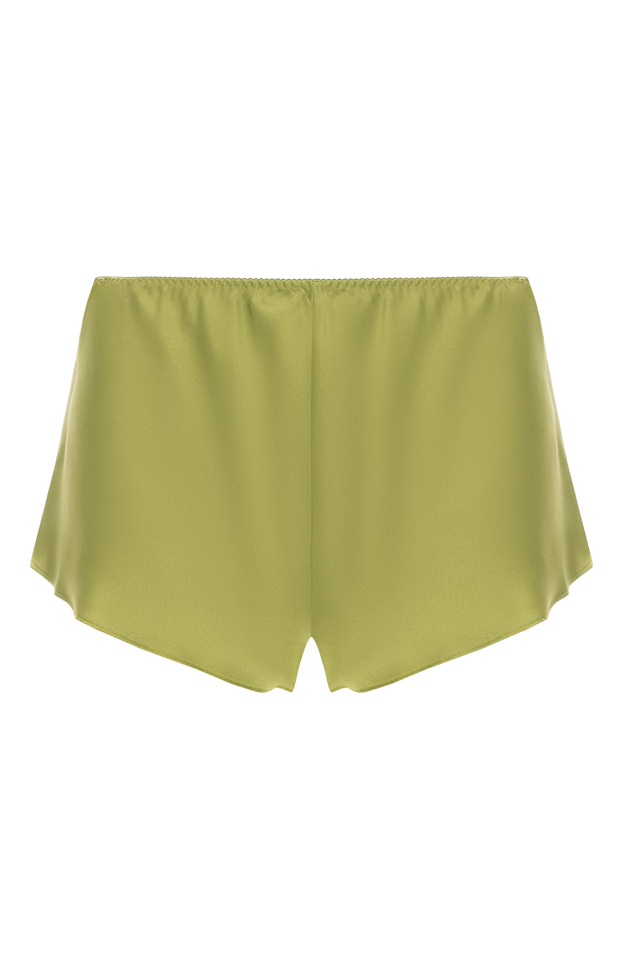 Шелковые шорты LUNA DI SETA хаки цвета по цене 14200 руб., арт. VLST08006, фото 1 Шелковые шорты LUNA DI SETA, арт. VLST08006, фото 1