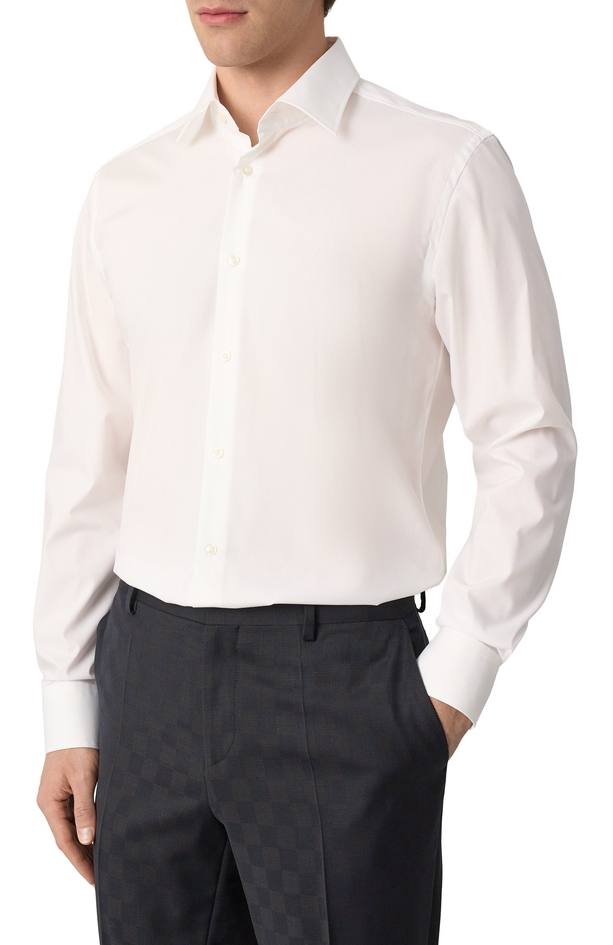 Хлопковая сорочка BOSS, арт. 50469345, фото 3