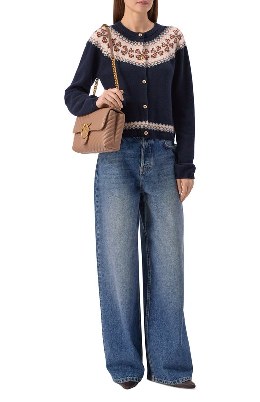 Сумка Love Lady Puff Classic Pinko 100043/A0GK Бежевый  100043/A0GK Фото 7