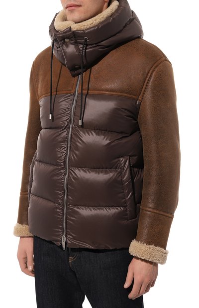 Комбинированная дубленка DRM, арт. DRM5049/D1863, фото 3