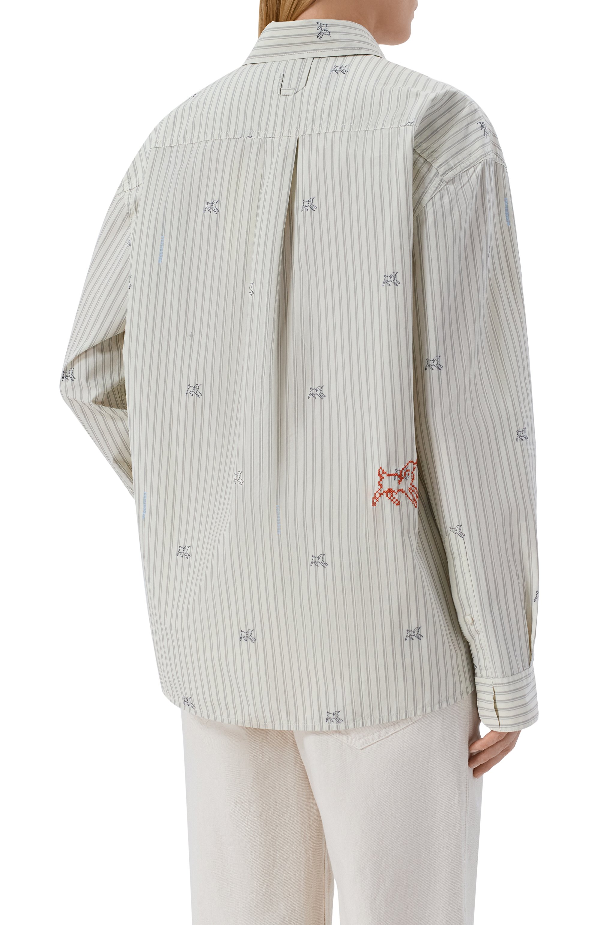 Хлопковая рубашка JACQUEMUS, арт. 26ESHW00566/AW00750, фото 4