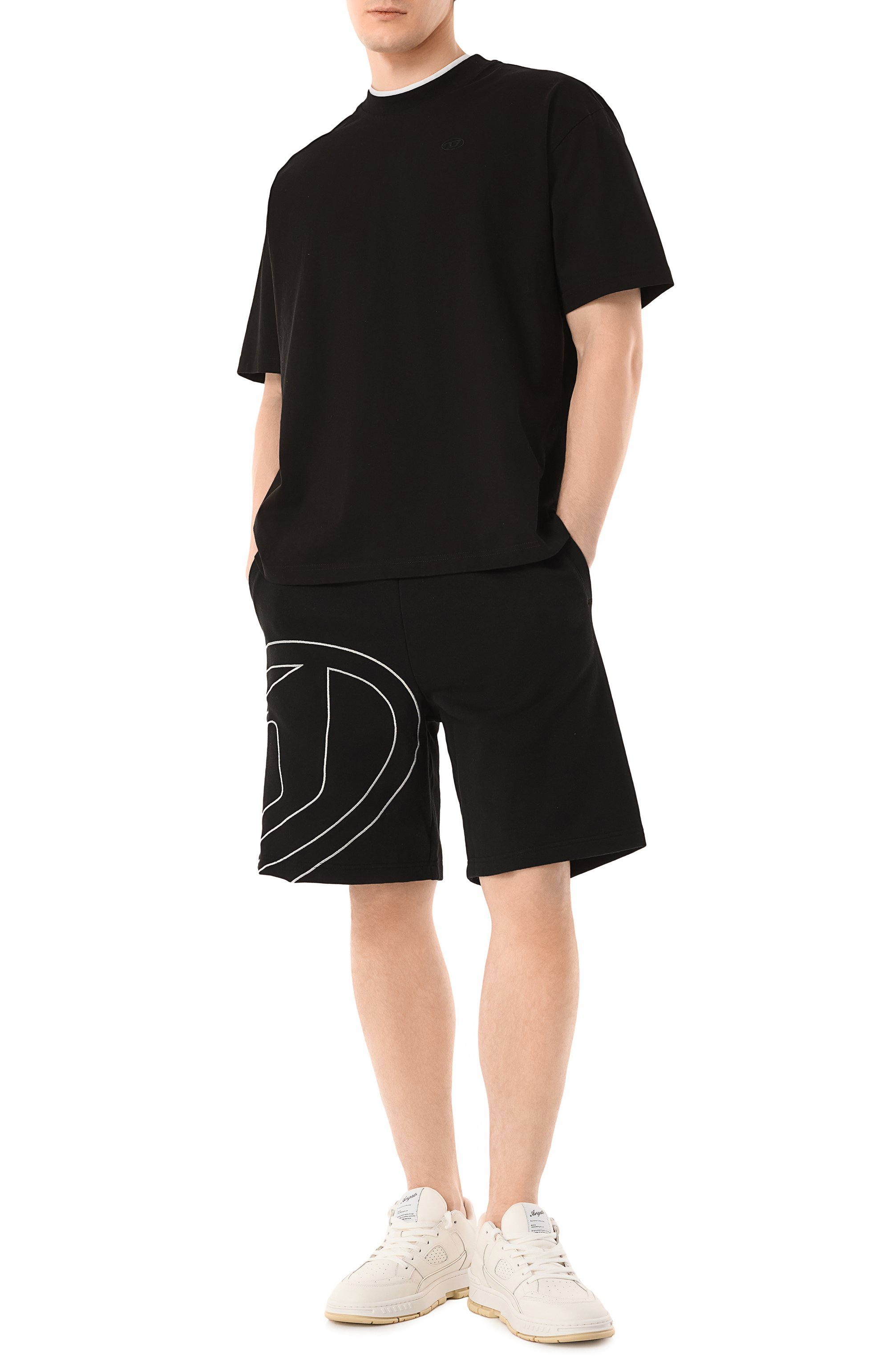 Хлопковые шорты DIESEL, арт. A09099/0GYCJ, фото 2