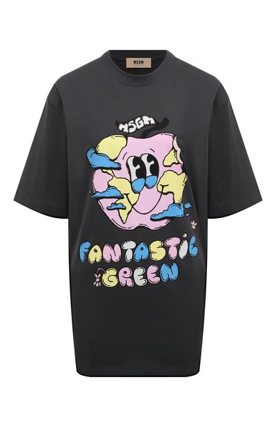 Женская хлопковая футболка MSGM, арт. 3746MM04/247791