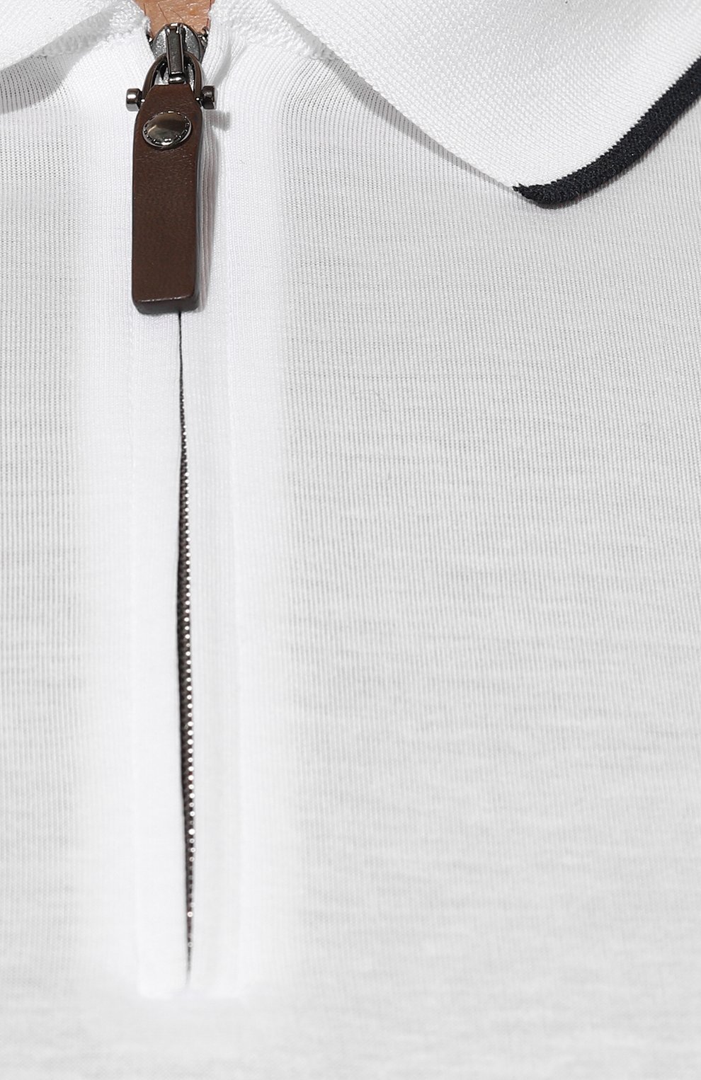 Хлопковое поло CANALI, арт. T0827B/MJ02035, фото 5