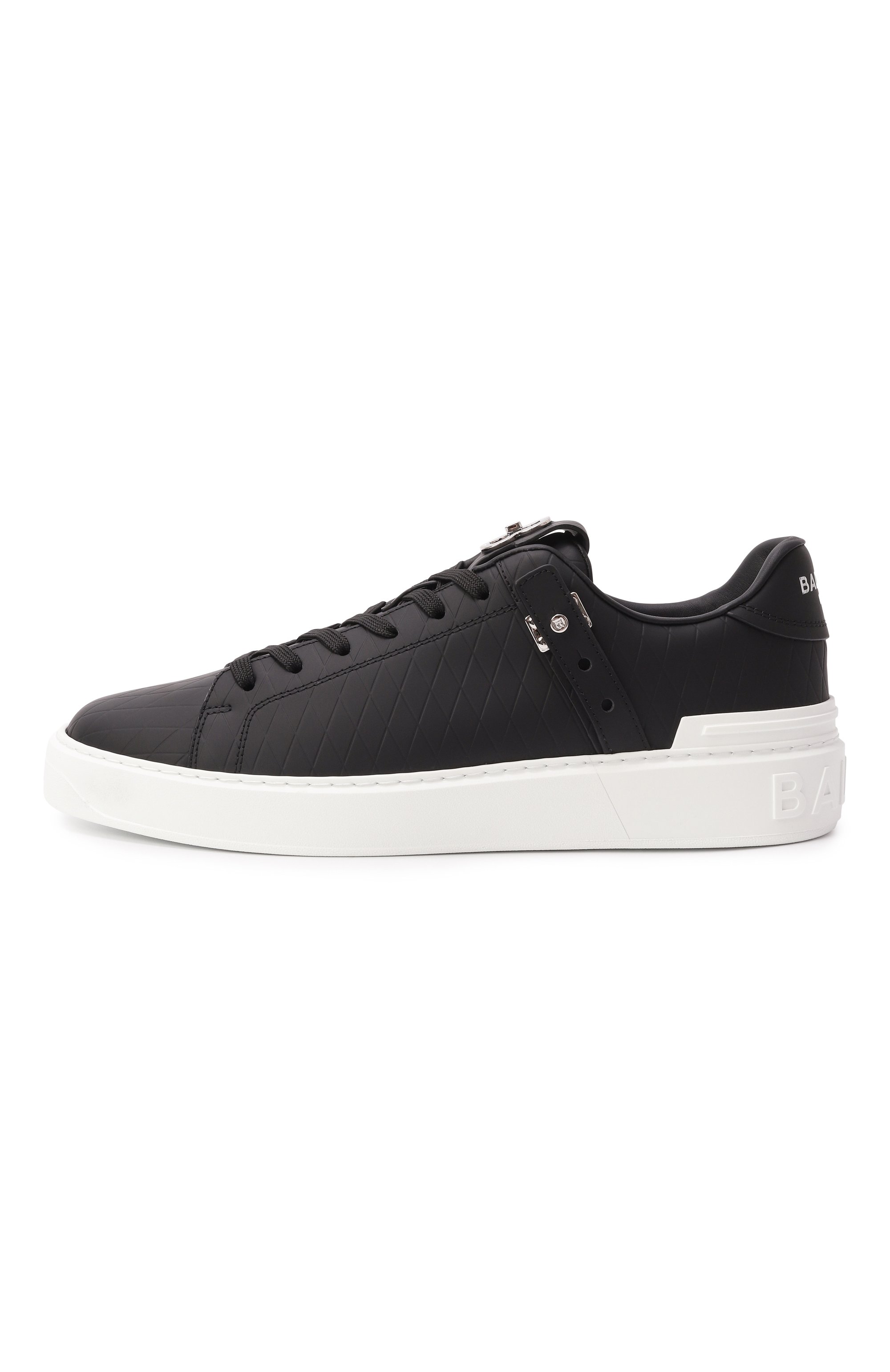 Кожаные кеды b-court b-buzz BALMAIN, арт. EM1VI370/LCGD, фото 4