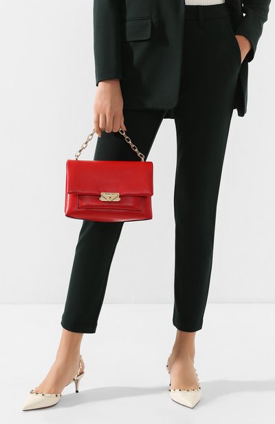 Сумка cece medium MICHAEL MICHAEL KORS красного цвета по цене 51300 руб., арт. 30S9G0EL2L, фото 2 Сумка cece medium MICHAEL MICHAEL KORS, арт. 30S9G0EL2L, фото 2