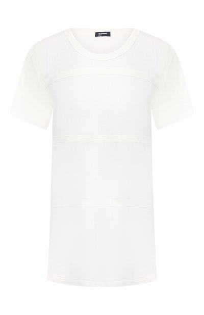 Женская хлопковая футболка JIL SANDER NAVY, арт. JNWM7007A/JM2586