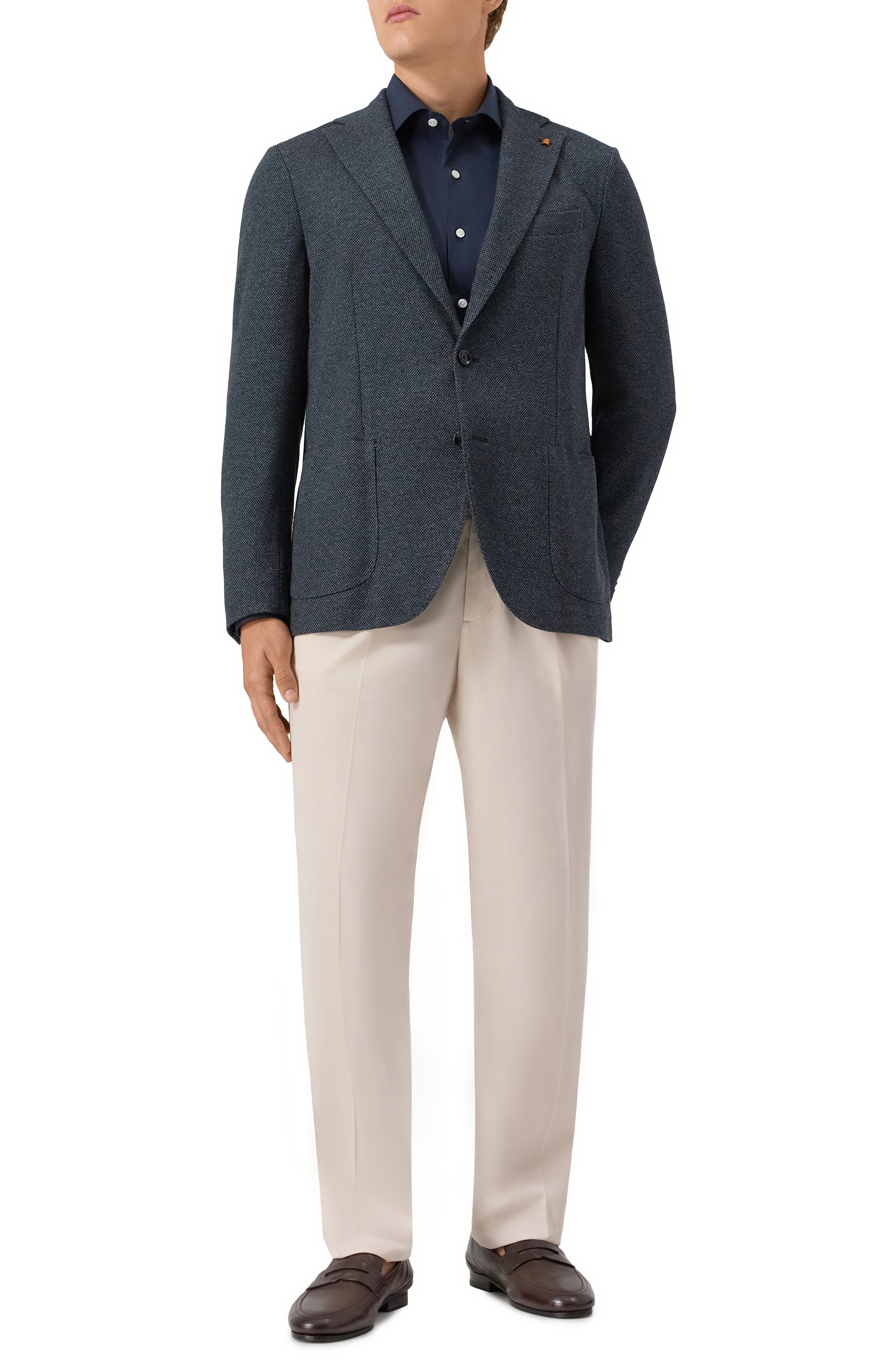 Пиджак из хлопка и шерсти SARTORIA LATORRE, арт. JD74/JI082, фото 3