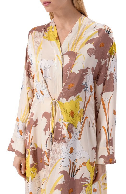 Платье из хлопка и шелка Freeage WS26.DR177M.6001.112 Разноцветный  WS26.DR177M.6001.112 Фото 4