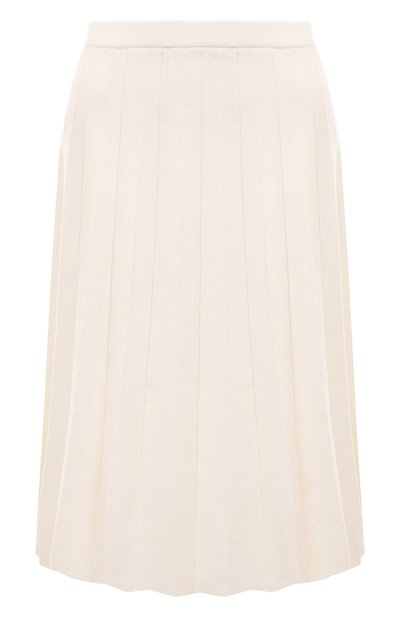 Шерстяная юбка D.EXTERIOR кремового цвета по цене 43800 руб., арт. 59436, фото 1 Шерстяная юбка D.EXTERIOR, арт. 59436, фото 1