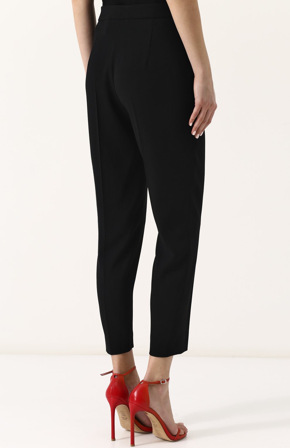 Укороченные однотонные брюки со стрелками ESCADA, арт. 5027094, фото 4