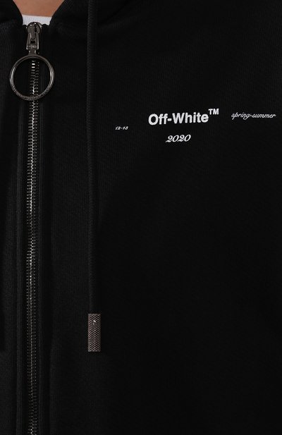 Хлопковая толстовка OFF-WHITE, арт. 0WBE005S20FLE0011001, фото 5
