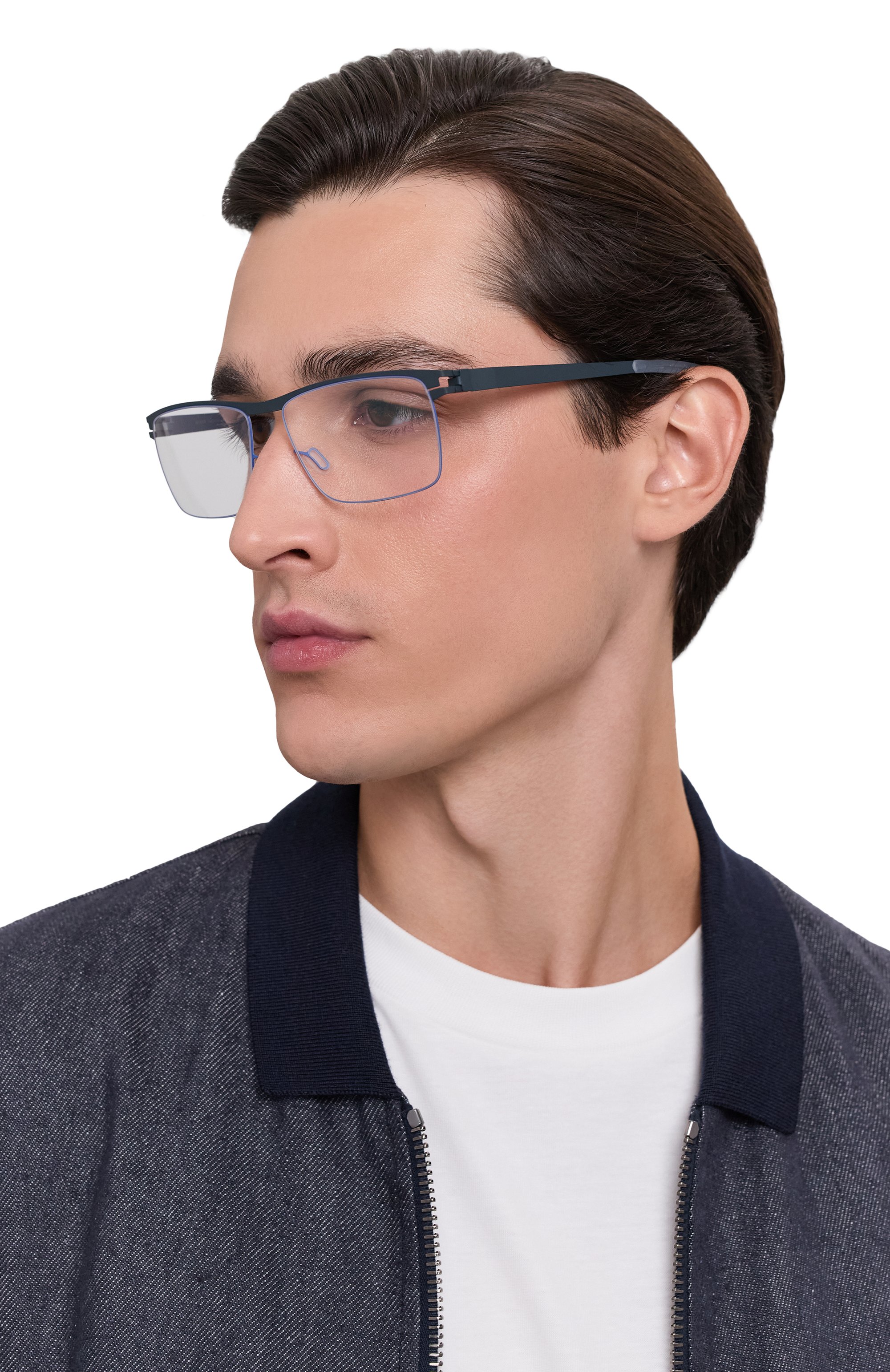 Оправа MYKITA темно-синего цвета по цене 58800 руб., арт. DALT0N/514, фото 2 Оправа MYKITA, арт. DALT0N/514, фото 2