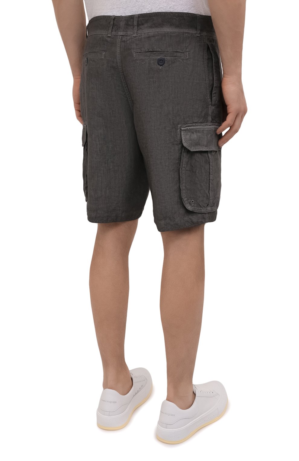 Льняные шорты 120% LINO, арт. V0M2426/0253/S00, фото 4