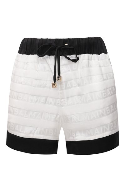 Женские шелковые шорты BALMAIN, арт. BKNA10230