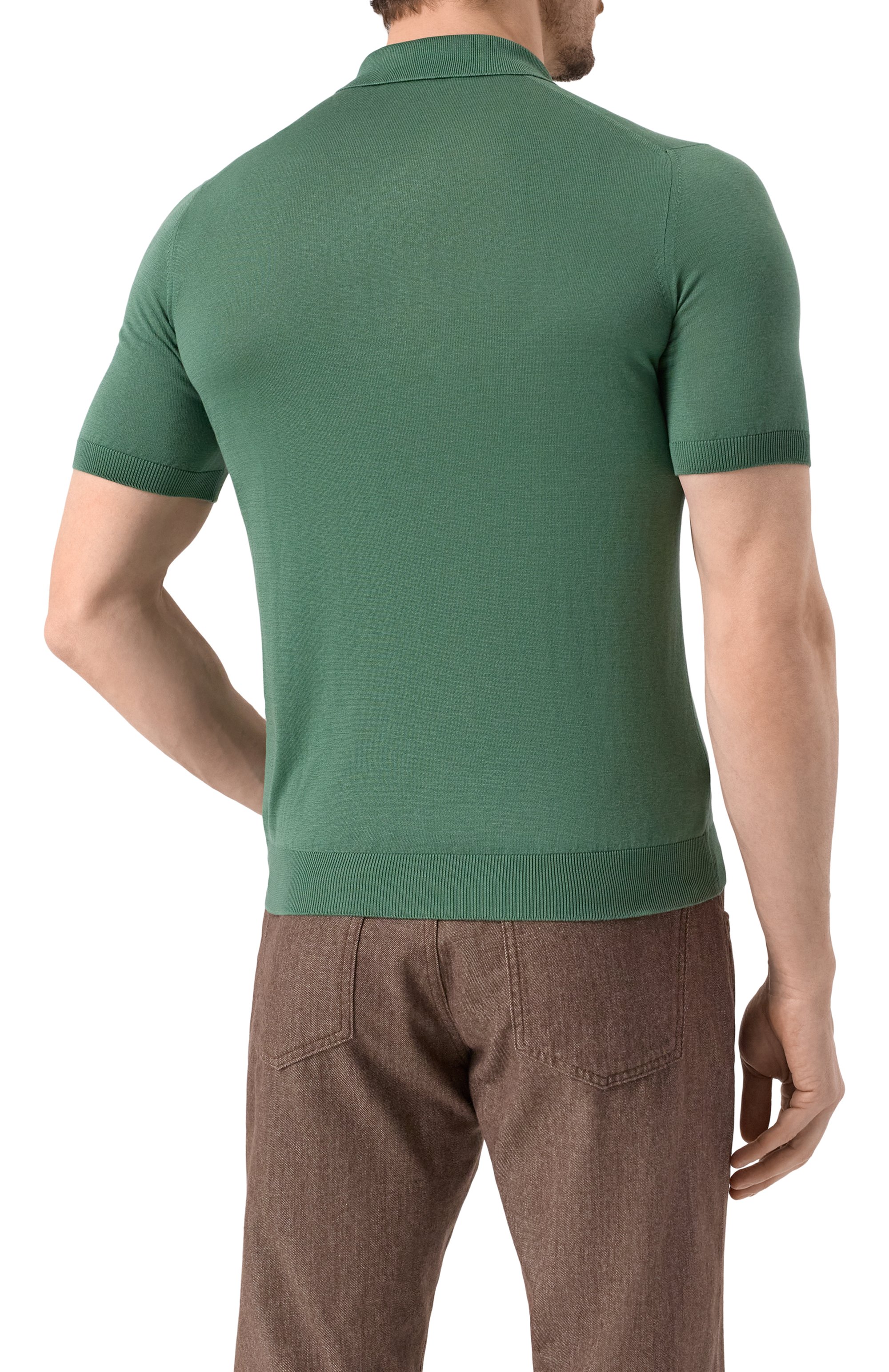 Шелковое поло GRAN SASSO, арт. 43166/23503, фото 4