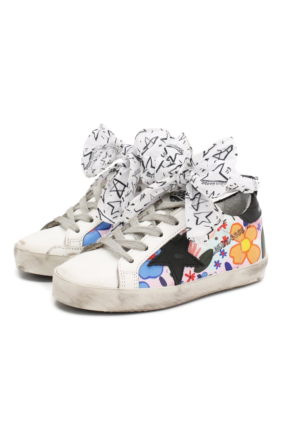 Кожаные кеды superstar GOLDEN GOOSE DELUXE BRAND, арт. G36KS301.B50, фото 1