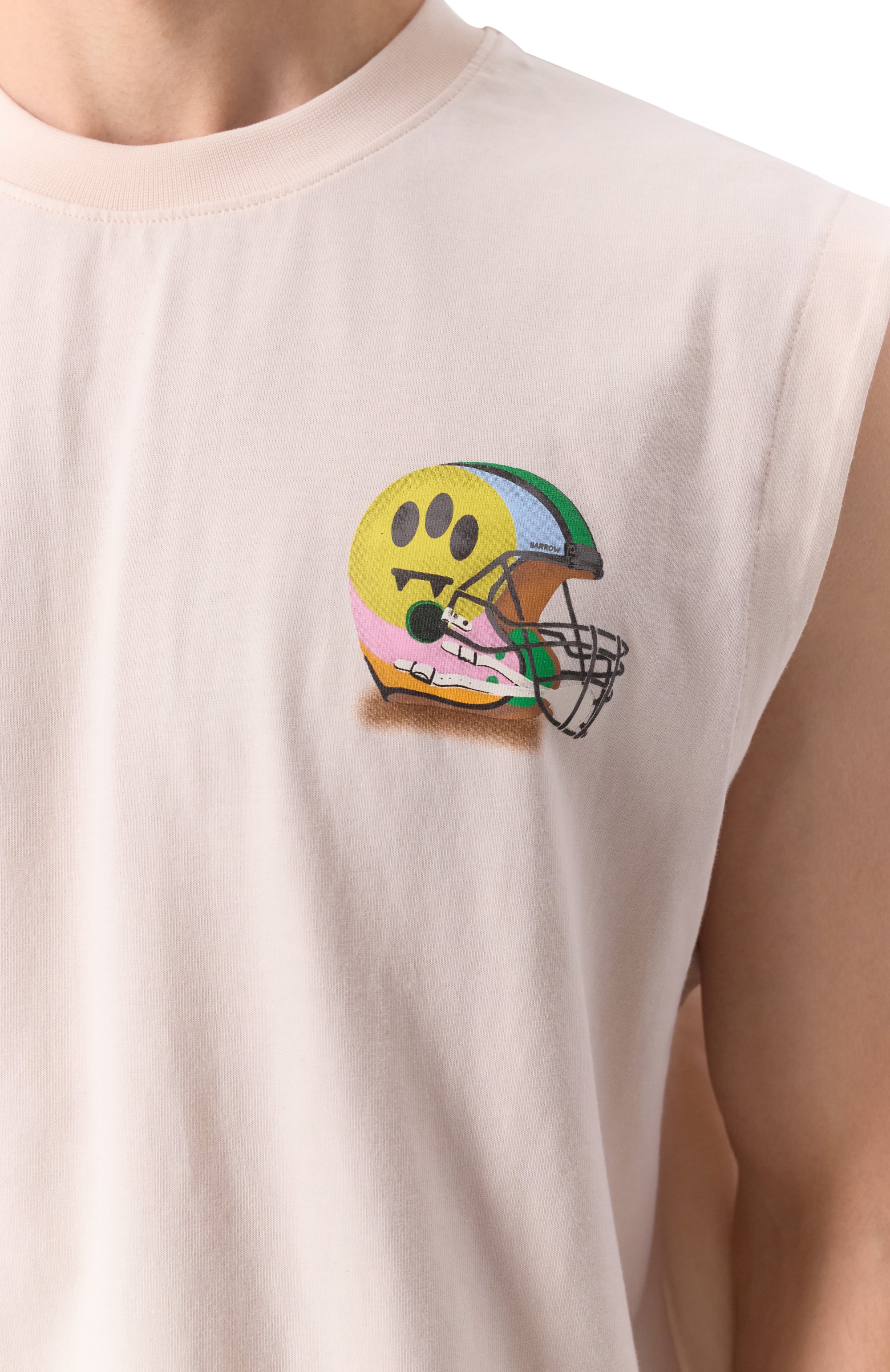 Хлопковая майка BARROW, арт. S5BWMATH144, фото 5