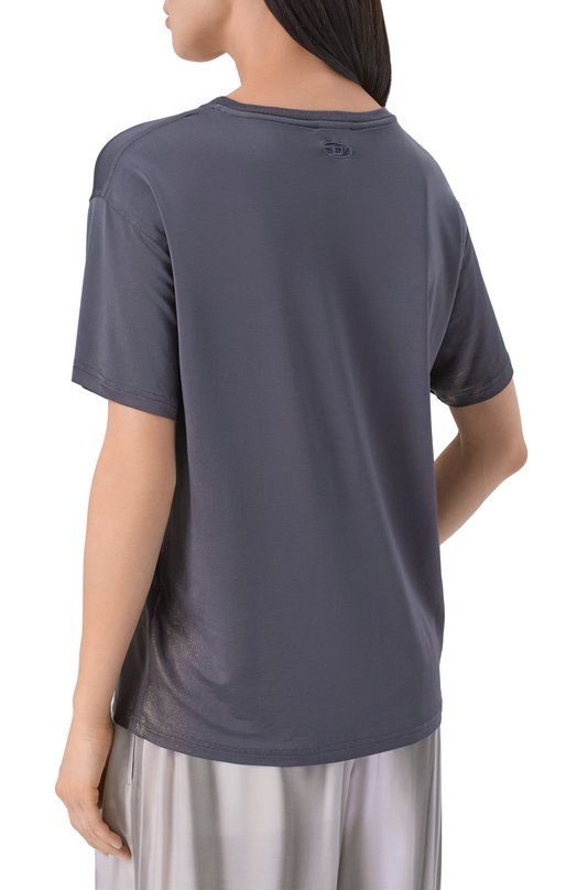 Футболка из вискозы Diesel A20305/0DCCP Серый  A20305/0DCCP Фото 4