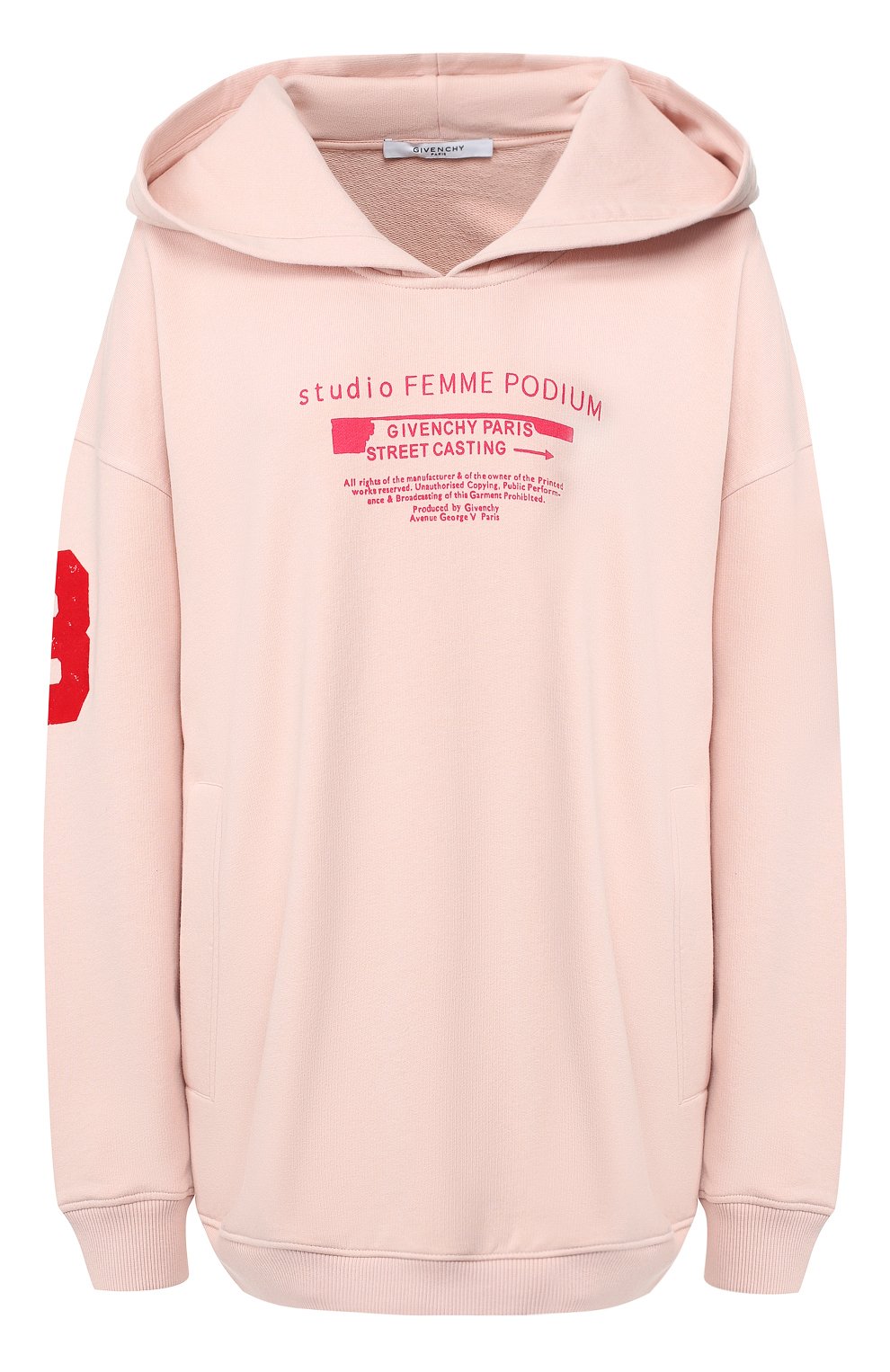 Хлопковое худи GIVENCHY, арт. BWJ00B3Z2K, фото 1