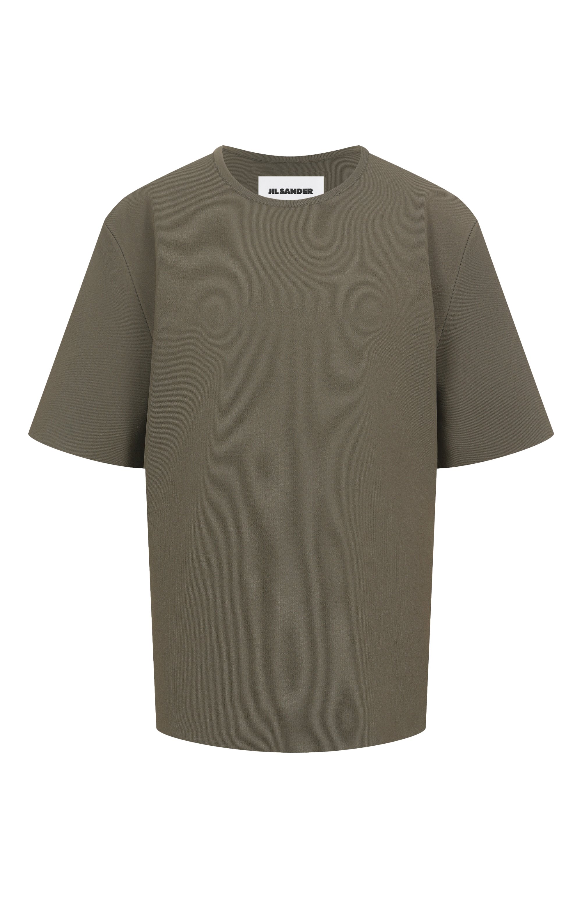 Пуловер из вискозы JIL SANDER хаки цвета по цене 245500 руб., арт. J04GC0107-J18208, фото 1 Пуловер из вискозы JIL SANDER, арт. J04GC0107-J18208, фото 1