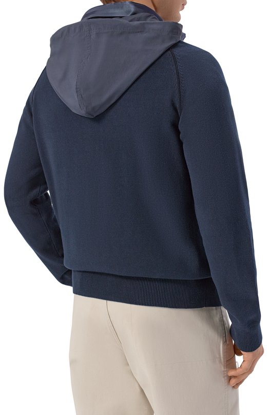 Хлопковый кардиган Parajumpers 26SM-PM KNR K09 Синий  26SM-PM KNR K09 Фото 6