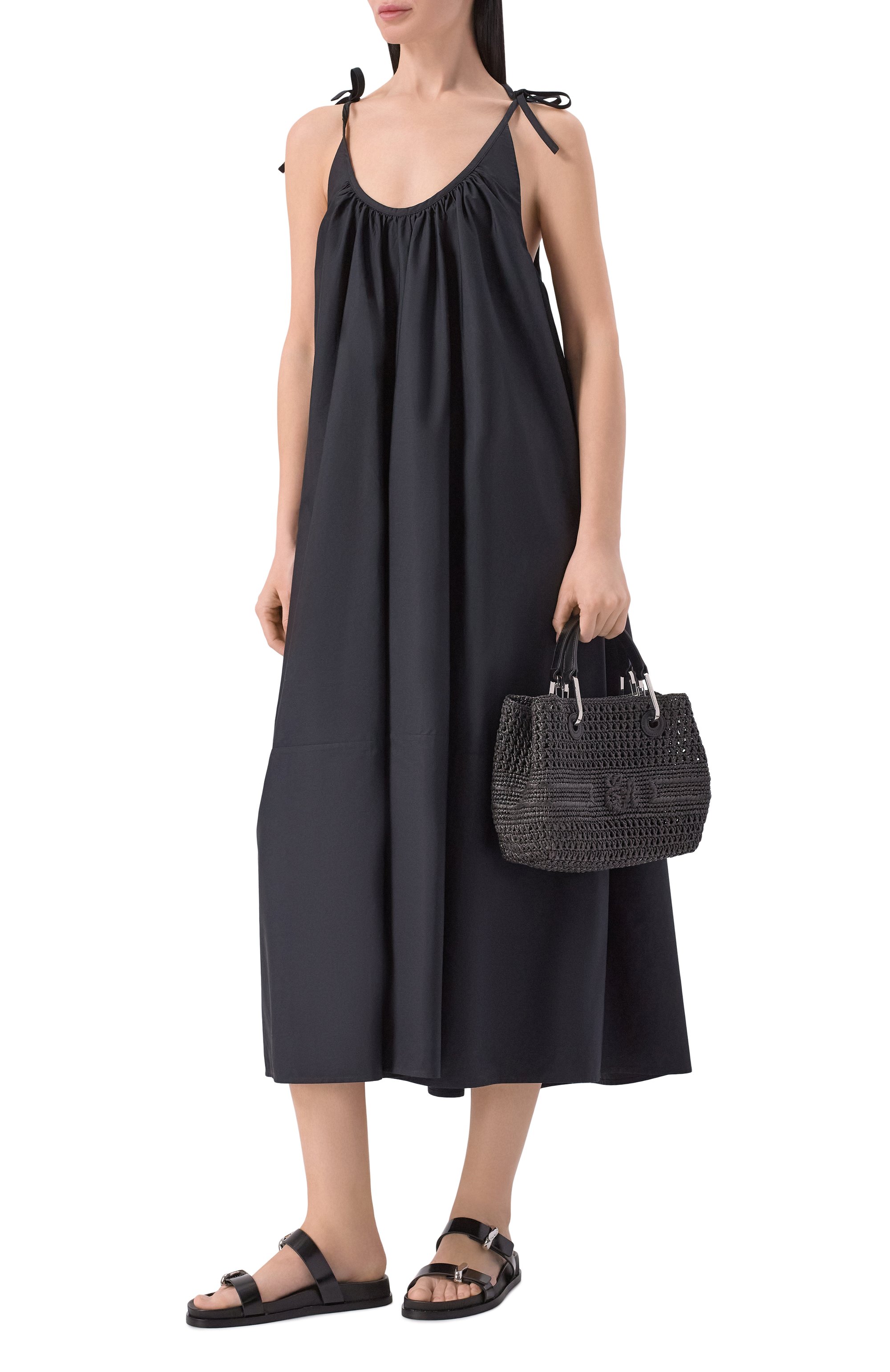 Кожаные шлепанцы EMPORIO ARMANI, арт. EW004050/AF21961,  фото 3