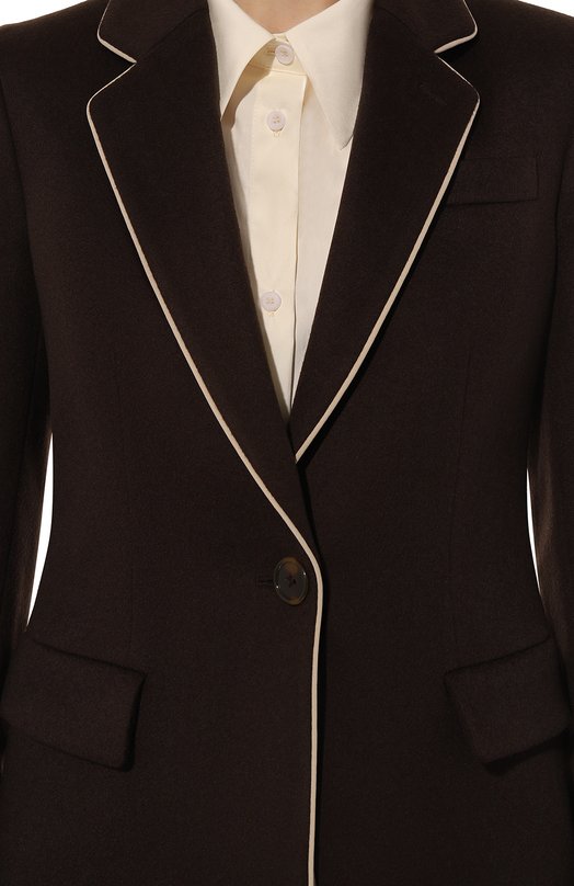 Кашемировый жакет Giorgio Armani 0SHGG0DS/T01H7 Коричневый  0SHGG0DS/T01H7 Фото 5