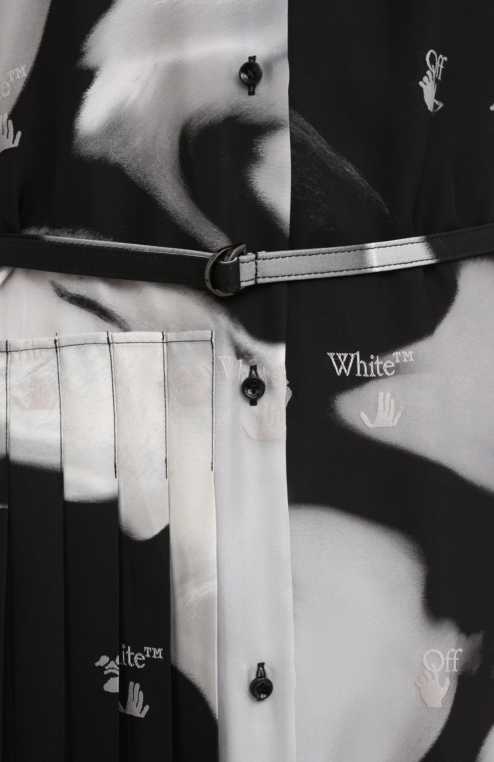 Платье из вискозы OFF-WHITE, арт. 0WDB280R21FAB003, фото 5