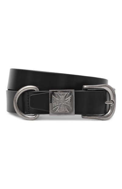Мужского кожаный ремень VETEMENTS, арт. UE76BE313B/2470 LEATHER