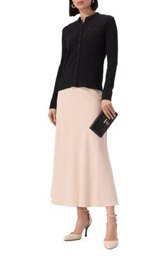Женский клатч avenue JIMMY CHOO черного цвета, арт. AVENUE WALLET/CHAIN/RAM | Фото 7 (Матер�иал: Натуральная кожа; Размер: mini; Женское Кросс-КТ: Вечерняя сумка, Клатч-клатчи)