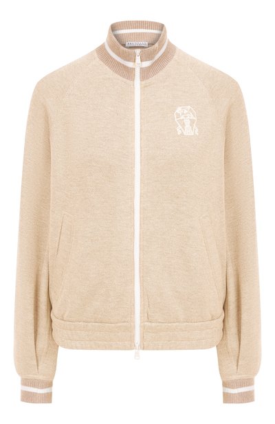 Женский толстовка из вискозы и хлопка BRUNELLO CUCINELLI, арт. MP930SN906