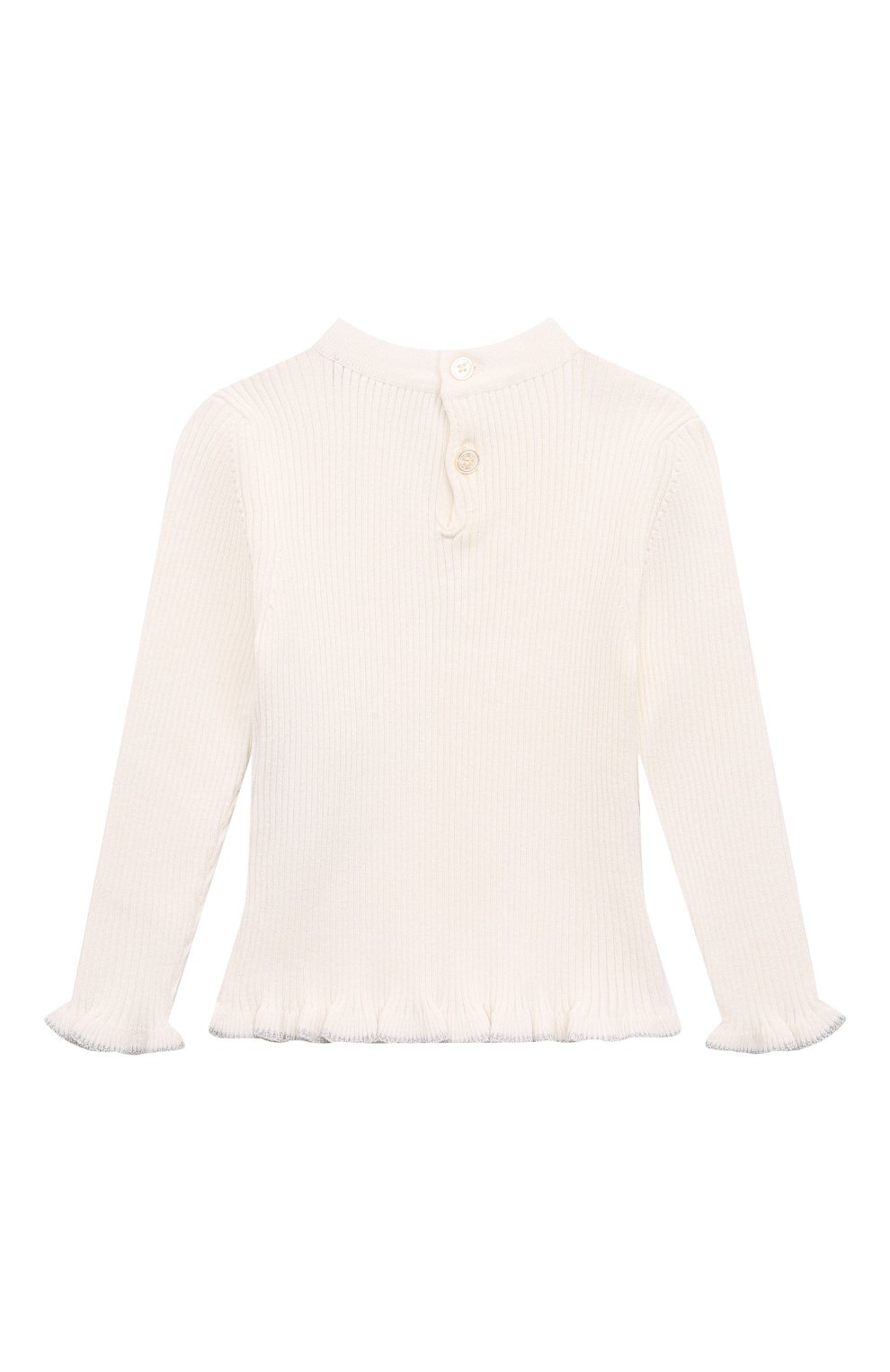 Пуловер из вискозы BALMAIN молочного цвета по цене 24800 руб., арт. BV9000, фото 2 Пуловер из вискозы BALMAIN, арт. BV9000, фото 2