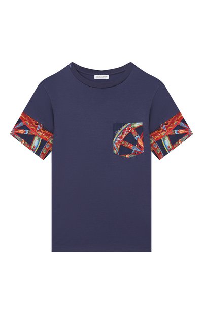 Хлопковая футболка DOLCE & GABBANA, арт. L4JTIT/G7P9G_001