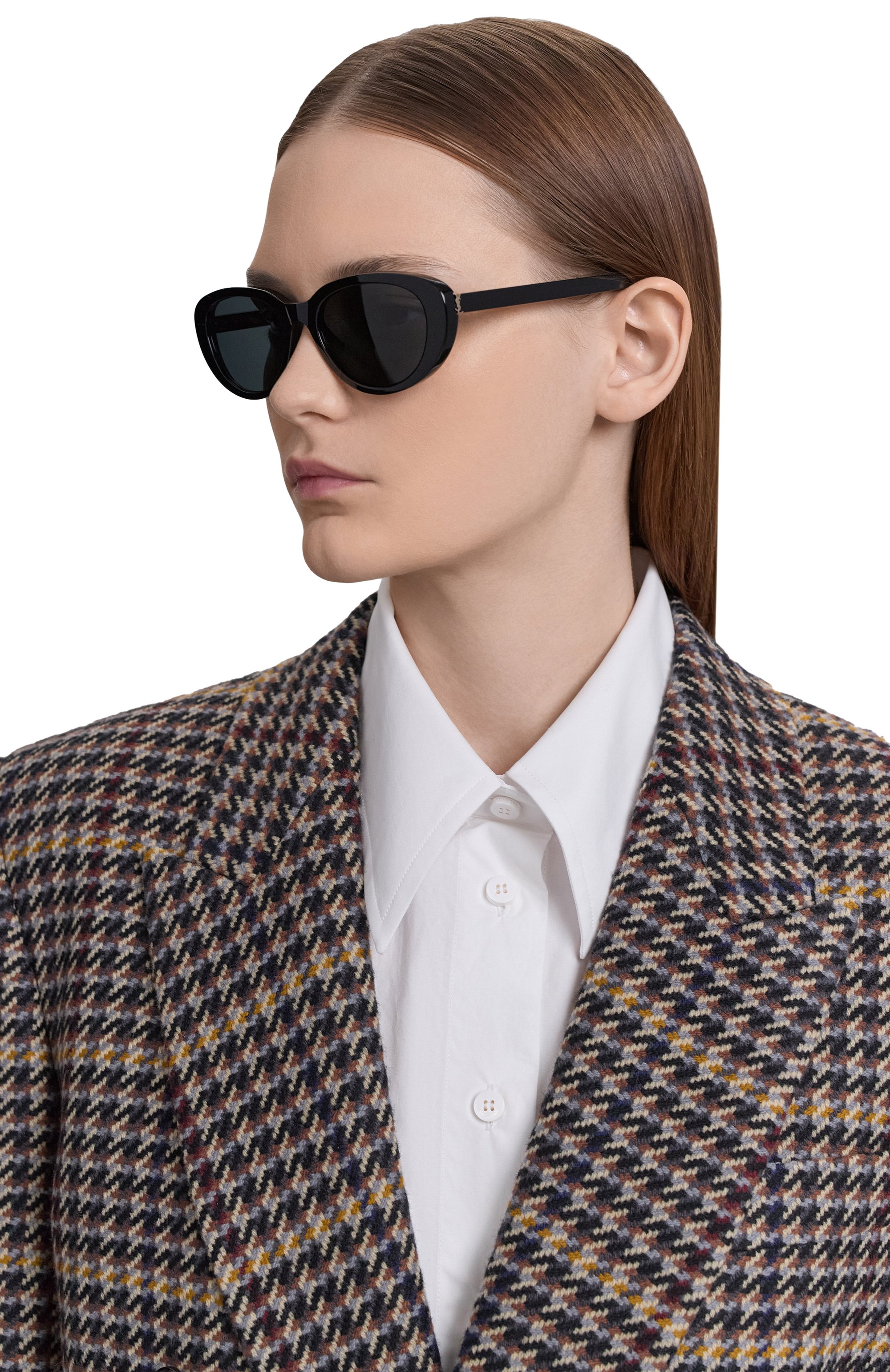 Солнцезащитные очки SAINT LAURENT черного цвета по цене 42300 руб., арт. SL M154-001, фото 2 Солнцезащитные очки SAINT LAURENT, арт. SL M154-001, фото 2