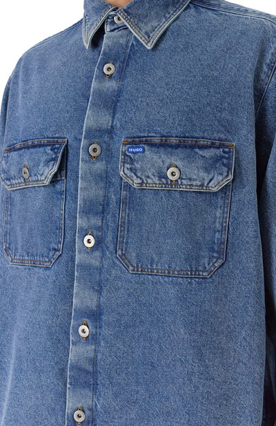 Джинсовая рубашка HUGO BLUE, арт. 50513853, фото 5