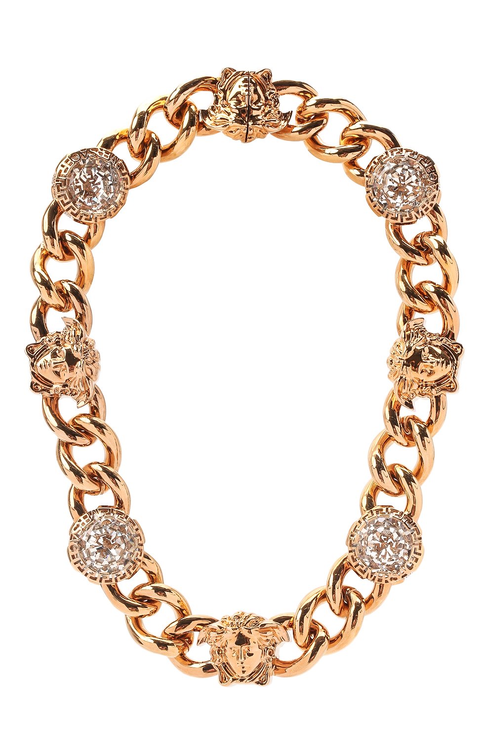 Колье VERSACE золотого цвета по цене 270500 руб., арт. 1001461/1A00621, фото 1 Колье VERSACE, арт. 1001461/1A00621, фото 1