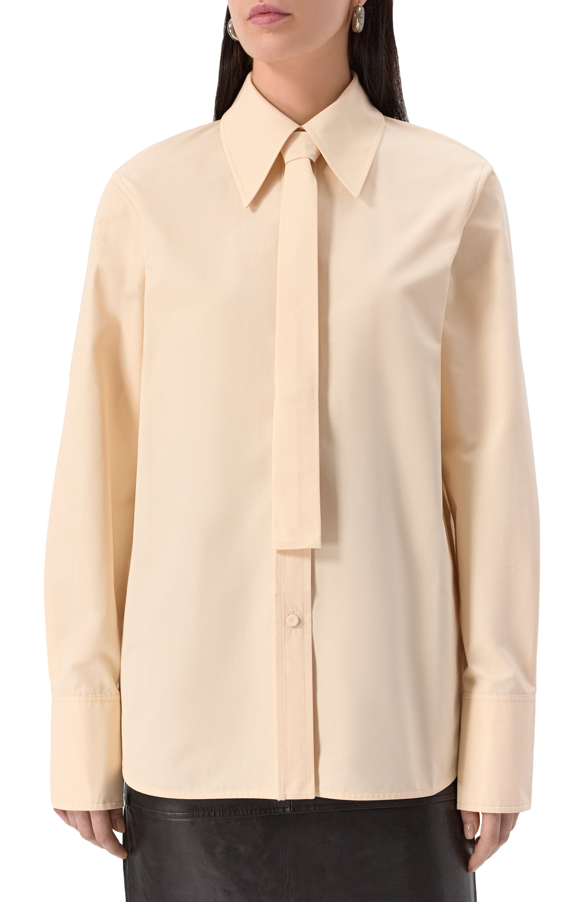 Хлопковая рубашка JIL SANDER, арт. J03DL0196-J45002, фото 3