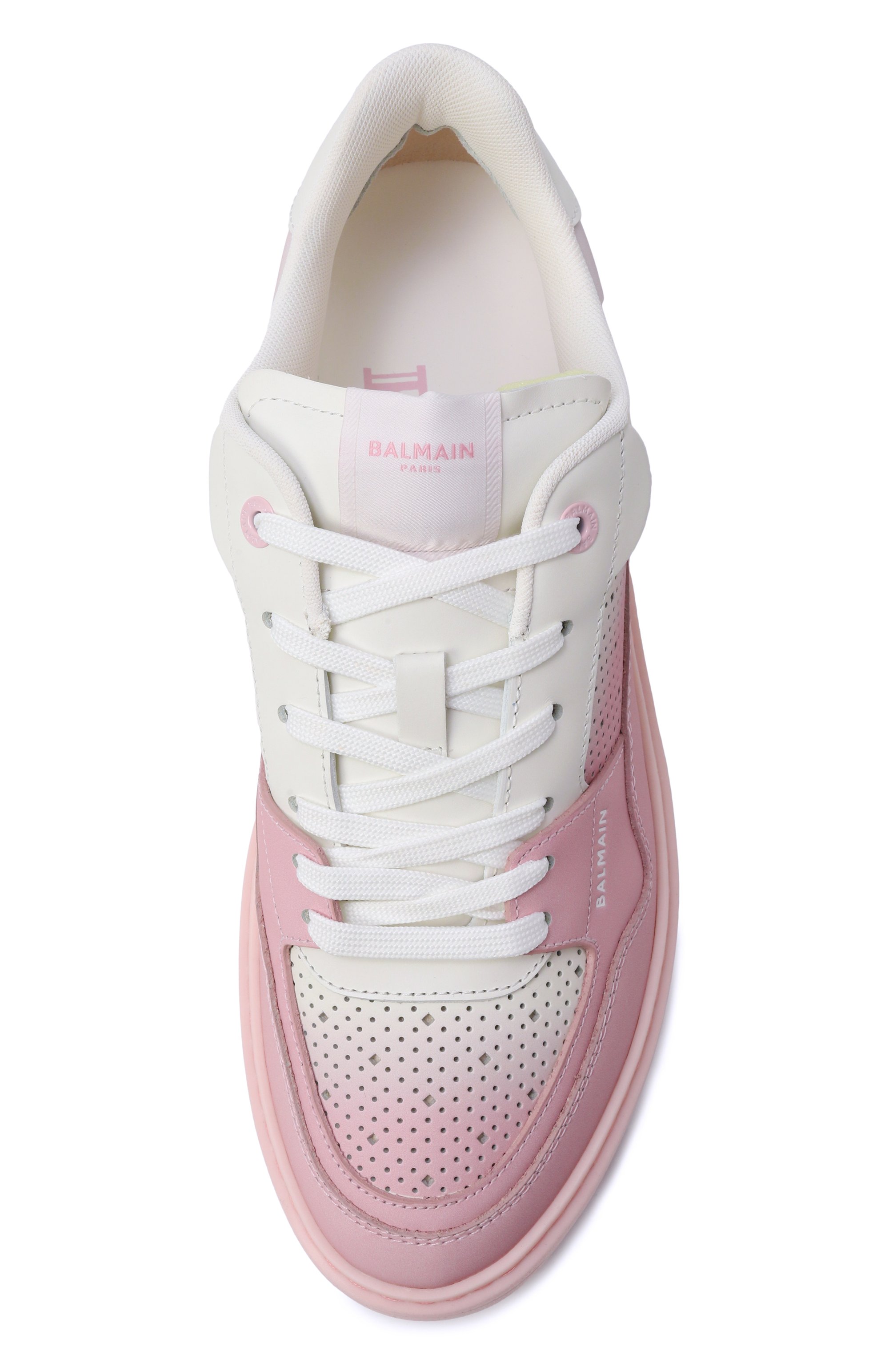 Кожаные кеды b-court BALMAIN, арт. FN1VI727/LGCF, фото 6