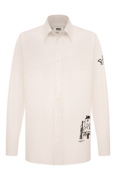 Хлопковая рубашка MM6, арт. S52DL0230/S47294, фото 1