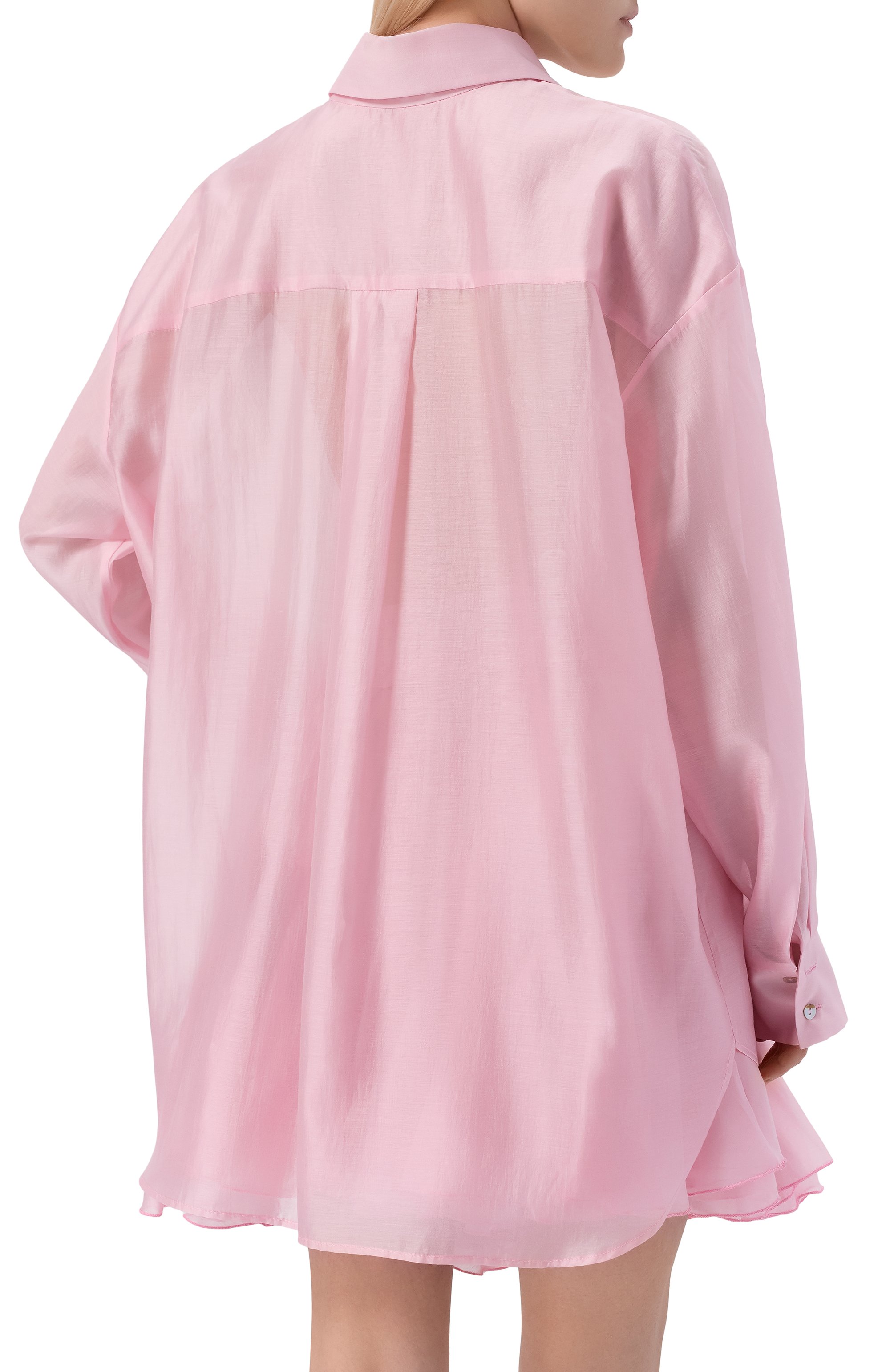 Рубашка FLASHIN розового цвета по цене 24000 руб., арт. FS26SBBO, фото 4 Рубашка FLASHIN, арт. FS26SBBO, фото 4