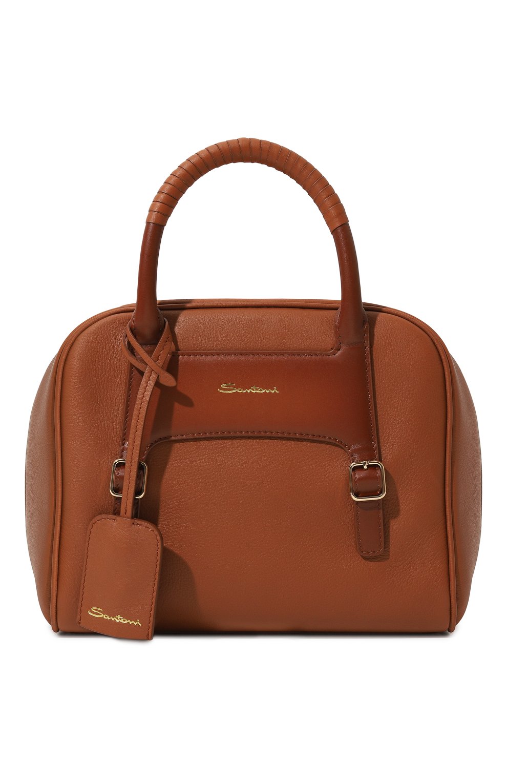 Сумка SANTONI коричневого цвета по цене 119500 руб., арт. DFBBA2418DB-HST4N01, фото 8 Сумка SANTONI, арт. DFBBA2418DB-HST4N01, фото 8