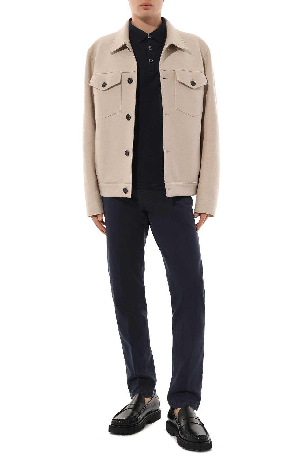 Поло из хлопка и кашемира KITON, арт. UMK0312, фото 2