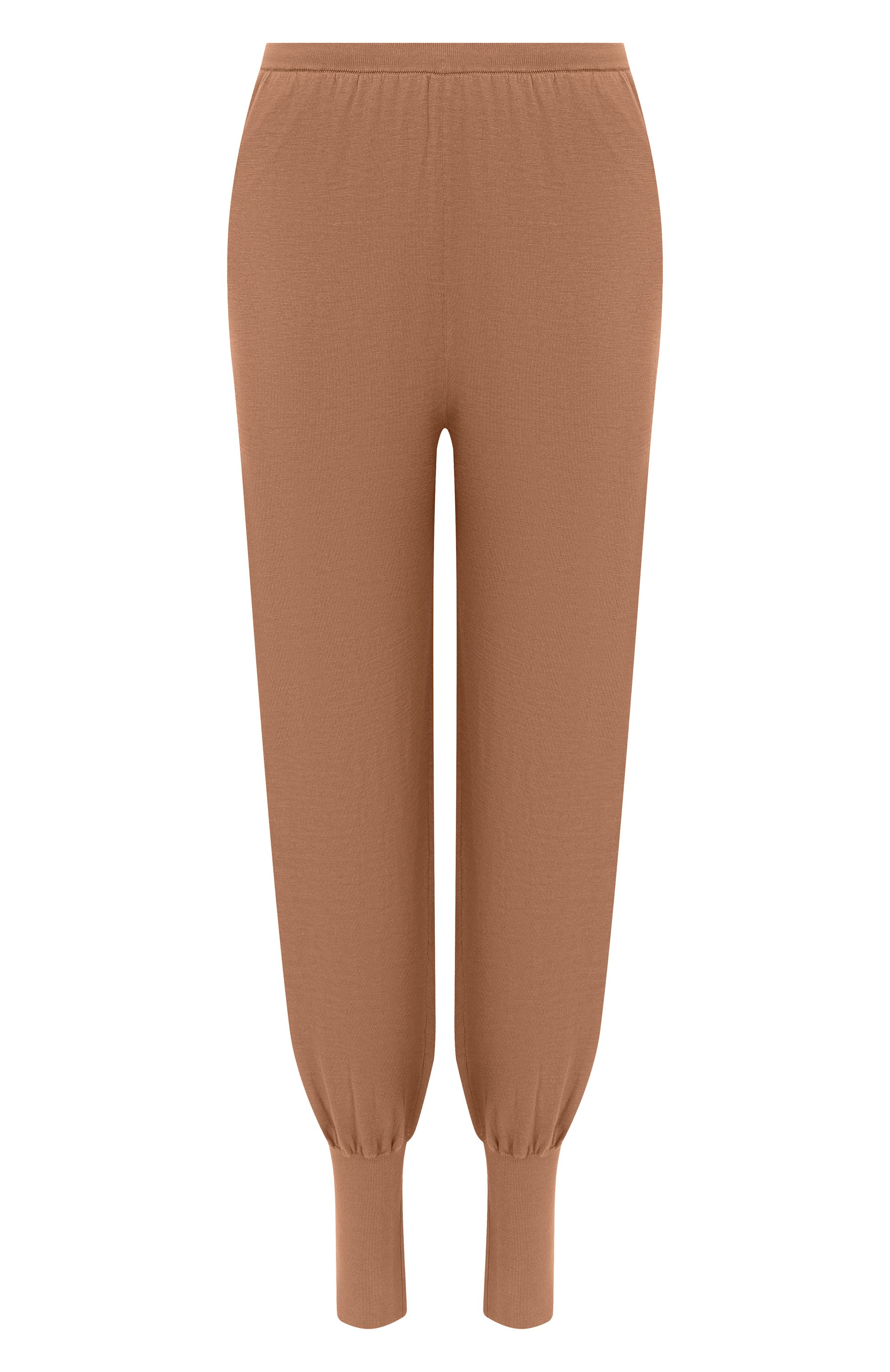 Джоггеры из шелка и хлопка 12 STOREEZ светло-коричневого цвета по цене 24000 руб., арт. 137944, фото 1 Джоггеры из шелка и хлопка 12 STOREEZ, арт. 137944, фото 1