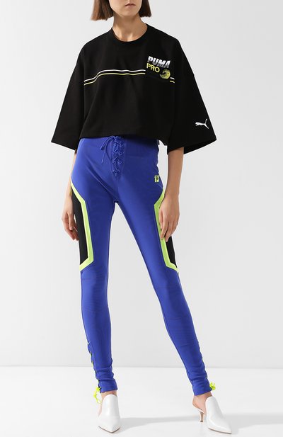 Хлопковый топ с длинным рукавом и принтом FENTY PUMA BY RIHANNA, арт. 57744202, фото 2