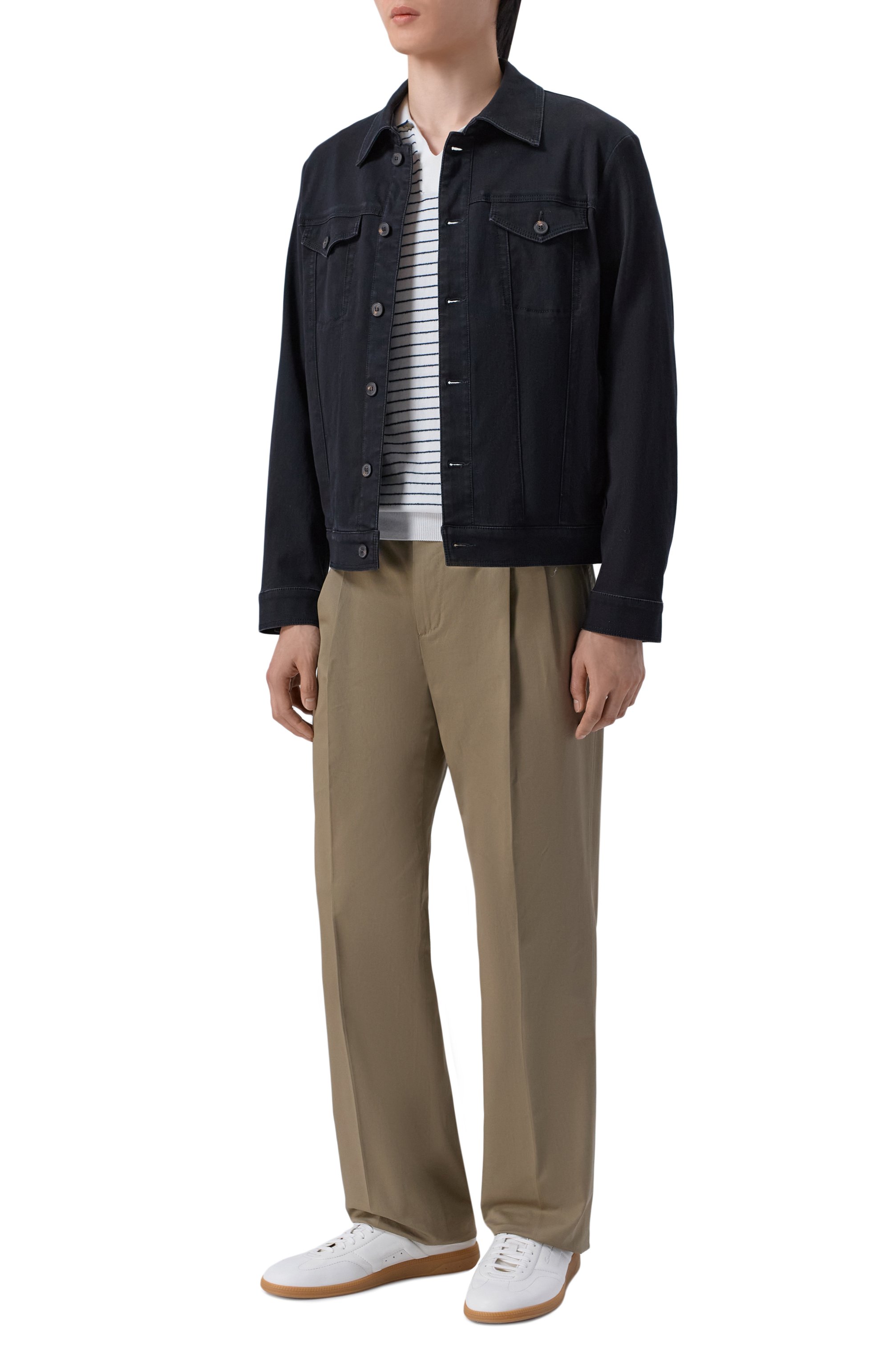 Хлопковое поло ANDREA CAMPAGNA, арт. M5426-8029, фото 2